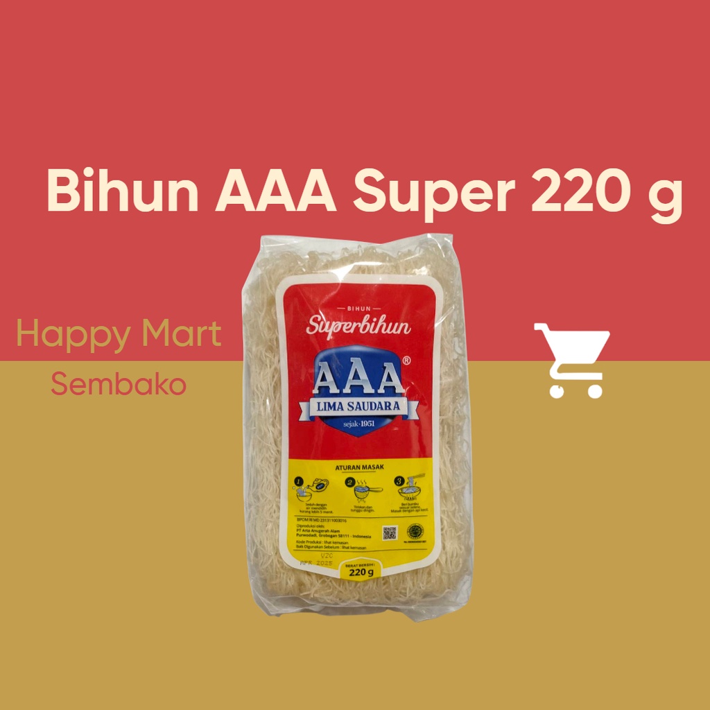 

BIHUN AAA SUPER 220 GRAM