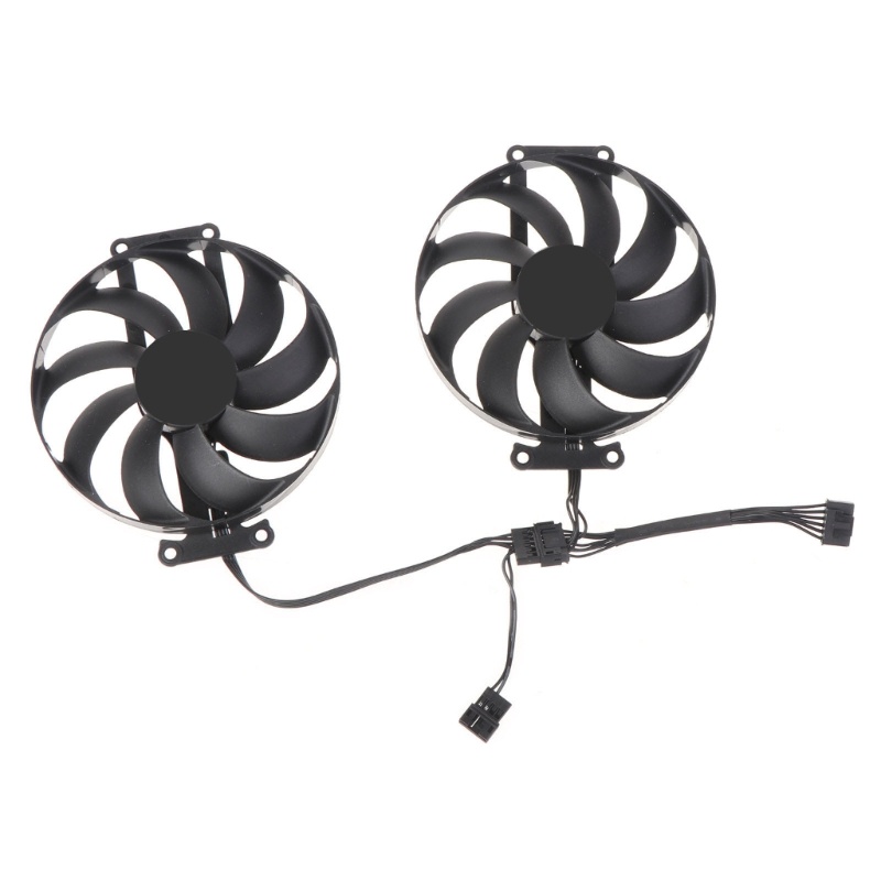 Bt 2pcs PLA09215B12H VGA Fan Kartu Grafis Kipas Pendingin Untuk Dual RTX 3060 Rtx3060Ti Radiator Ganda 6Pin 12V 0.5A Fan