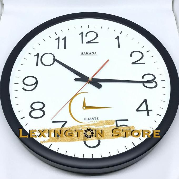 Hot Sale Jam Dinding Original Sakana 411 / Jam Dinding Sakana - Putih Sale