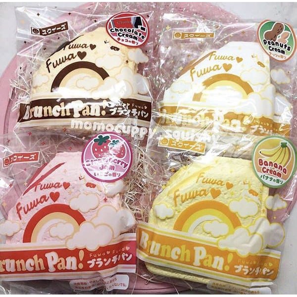 SQUISHY LICENSED double toast by fuwa fuwa Roti tawar squishy