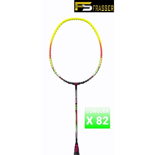Raket Batminton Bulutangkis Frasser Conquer X 82 SNR