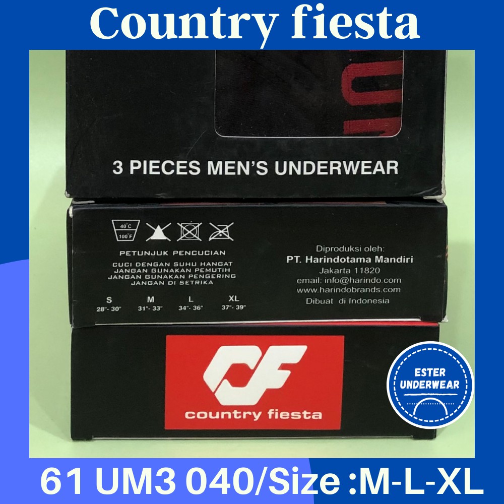 Celana Dalam COUNTRY FIESTA CF 040 ISI-3 Pcs