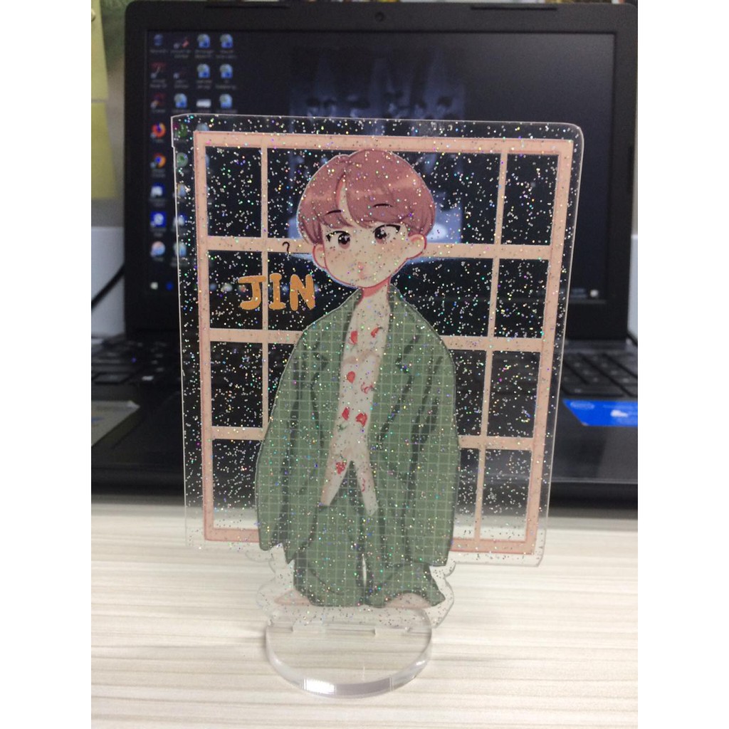 BTS ACRYLIC FIGURE UNOFFICIAL (JIN, SUGA, J-HOPE)