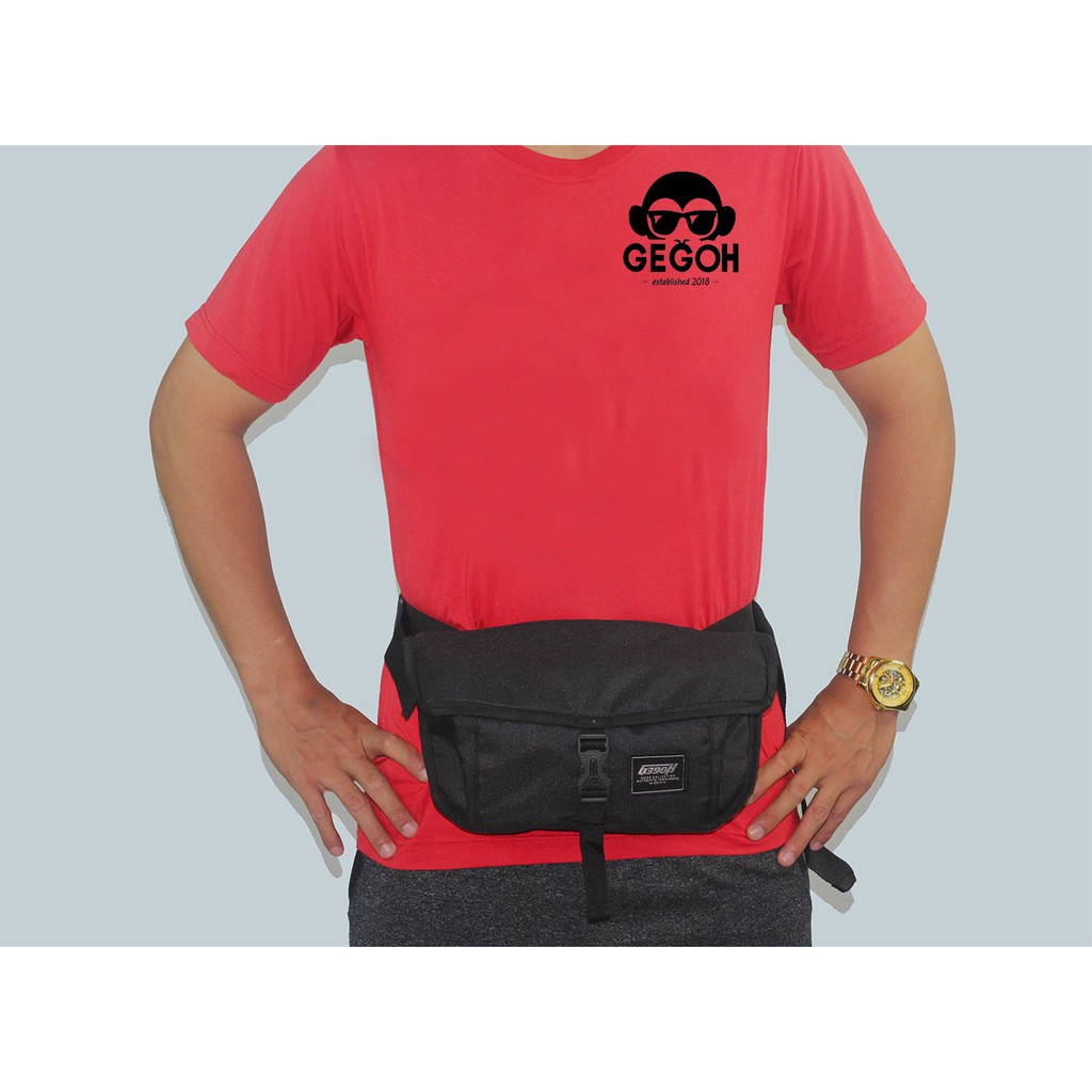 Tas waistbag pria Multi Pungsi/Tas slempang Pria/Tas Stang Sepedah / tas slingbag Tas Saddle Sepedah