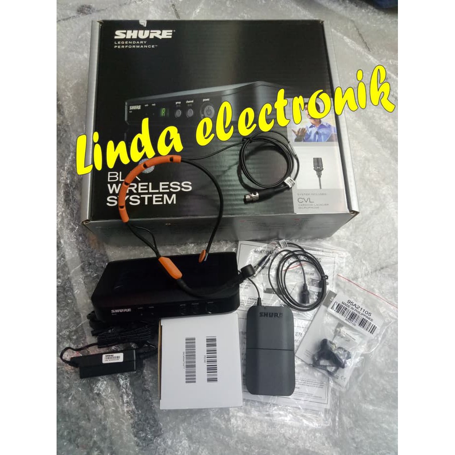 Mic shure blx 14 cvl clipon dan sm31 (HEADSET SINGLE Mic ORIGINAL) shure blx14 cvl
