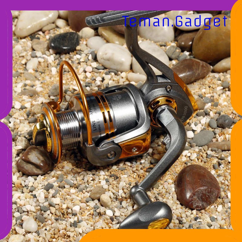 TG-IF145 Debao Gulungan Pancing DB3000A Metal Fishing Reel 10 Ball Bearing