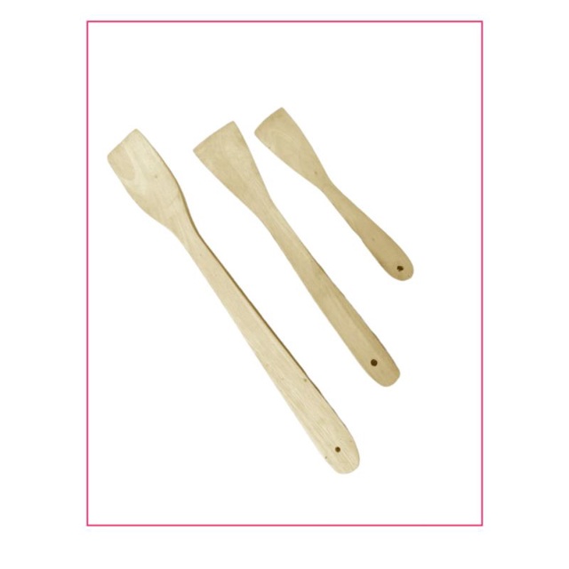 Spatula Kayu Sodet Kayu Bahan Kayu Mahoni