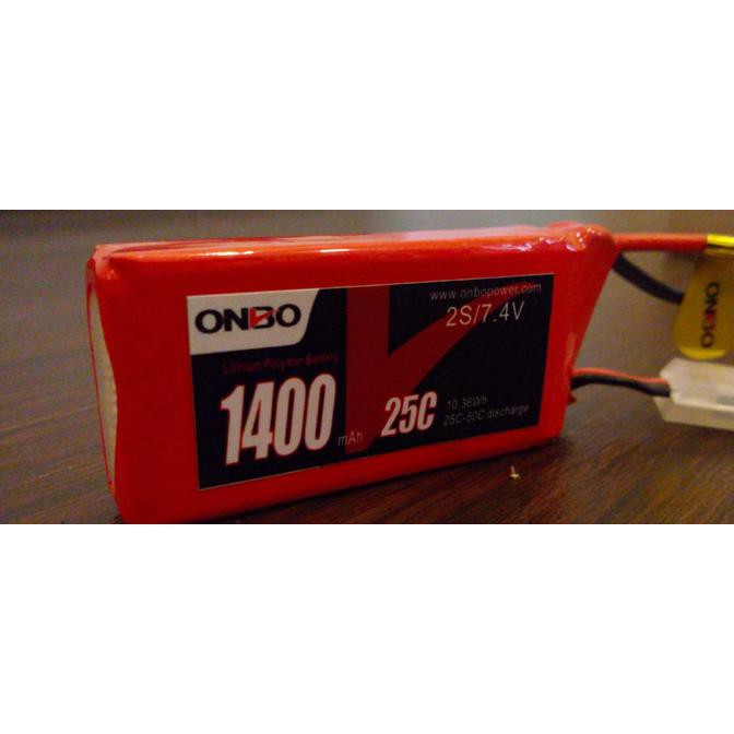 ONBO  Battery  1400mah 2S 25-50c