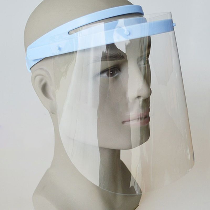 Zzz Transparan Anti Droplet Dust-proof Disposable Outdoor Pelindung Flip-up Covering Visor Shield