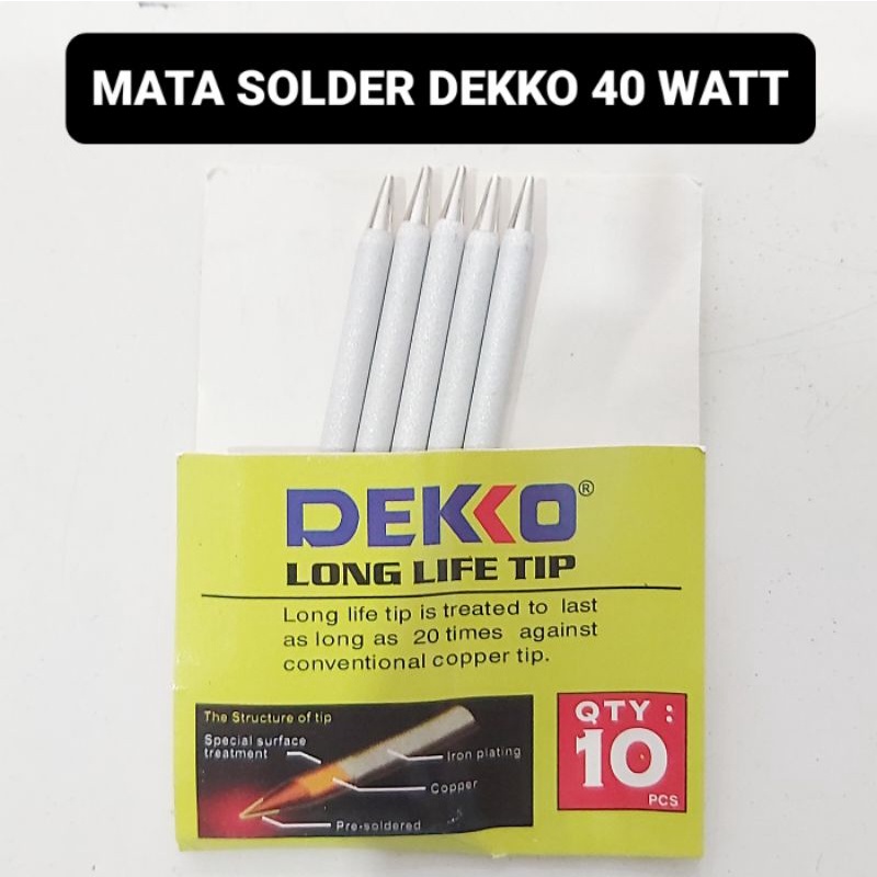 DEKKO Mata Solder 40 Watt Kristal