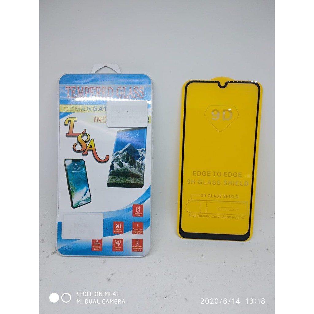 TEMPERED GLASS L8A 9D FULL INFINIX NOTE 7