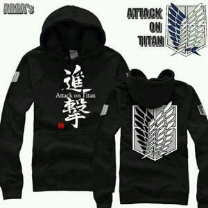 jaket attack on titan black