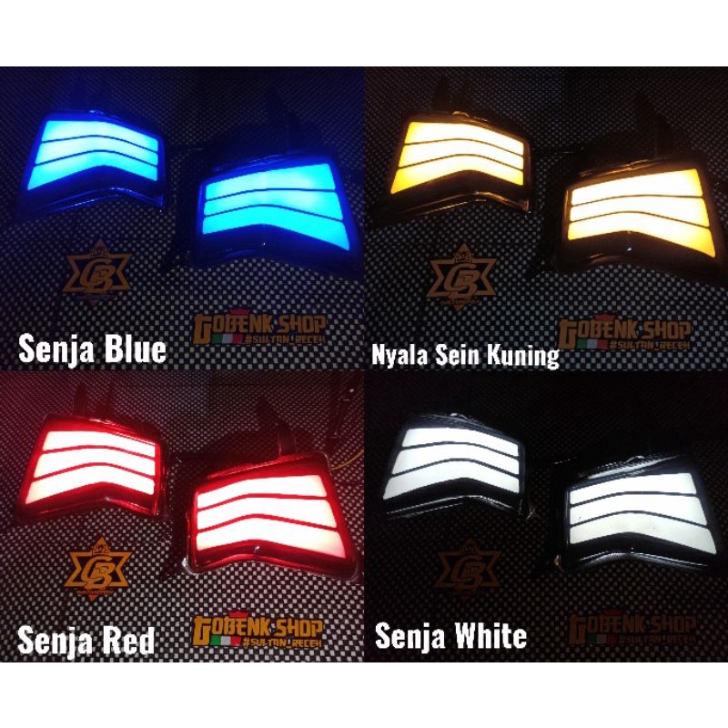 LAMPU SEIN NMAX OLD CUSTOM JPA MERAH BIRU PUTIH
