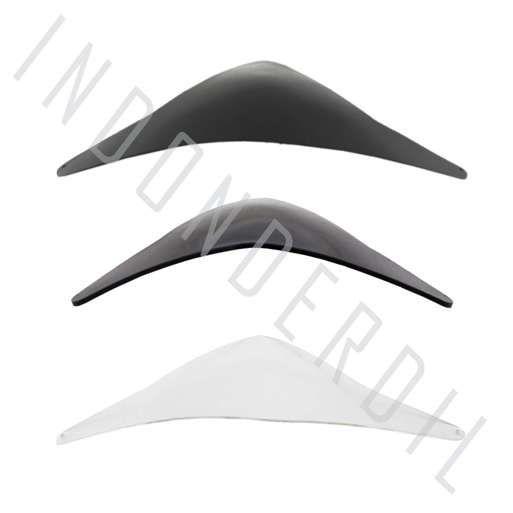 Visor-Windshield-Winsil-Winshild Mini-Kecil Beat FI New K81 Hitam &amp; Bening