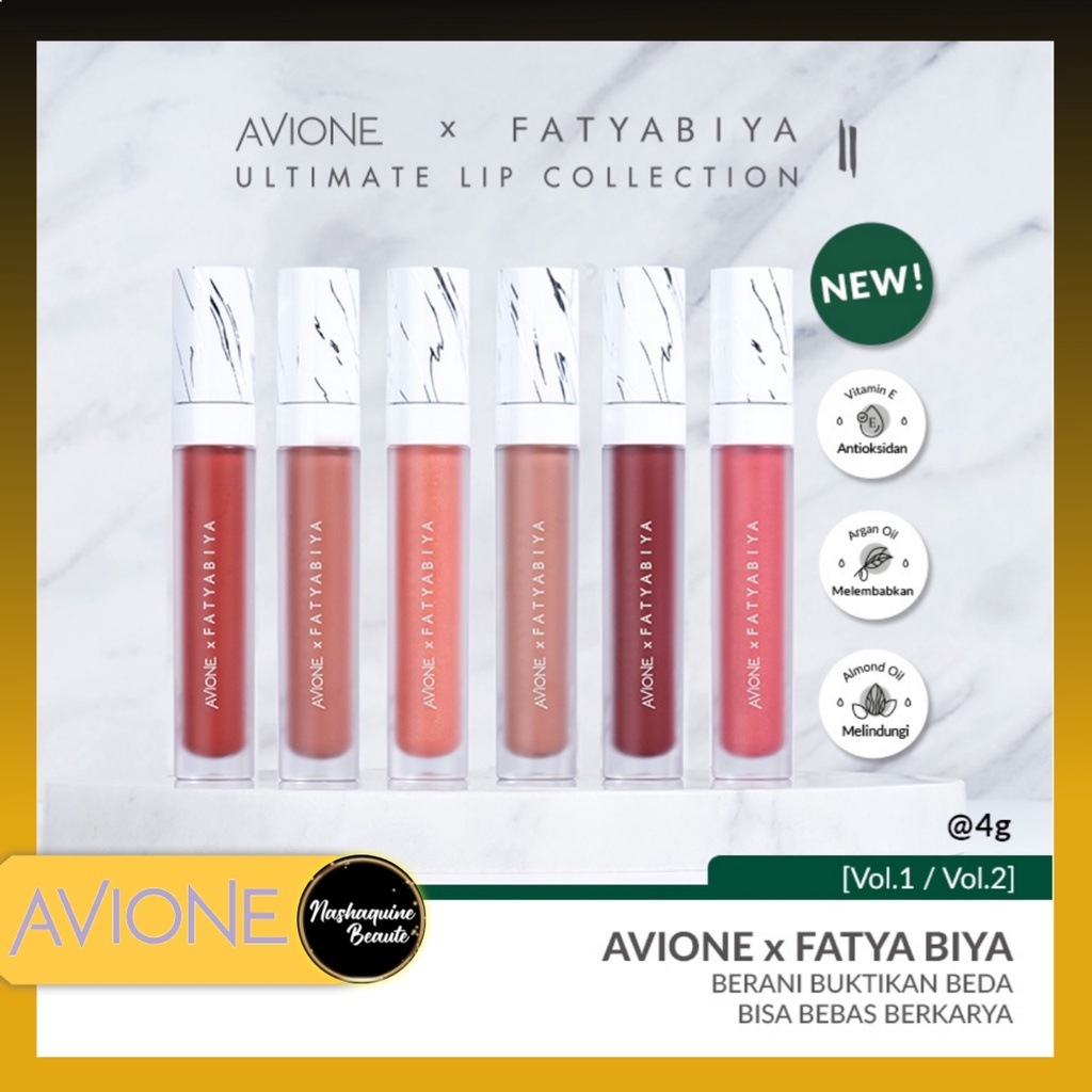 AVIONE x FATYA BIYA - Liquified Longwear Lipstick / Afterglow Lip Gloss