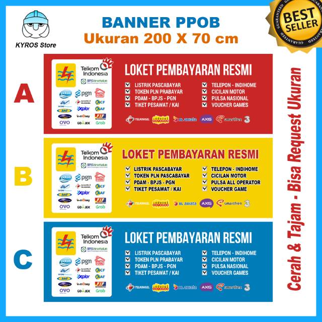 JUAL SPANDUK PPOB ONLINE MURAH Shopee Indonesia