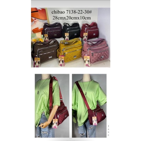 Tas Selempang Wanita Chibao 7138-22 Kanvas