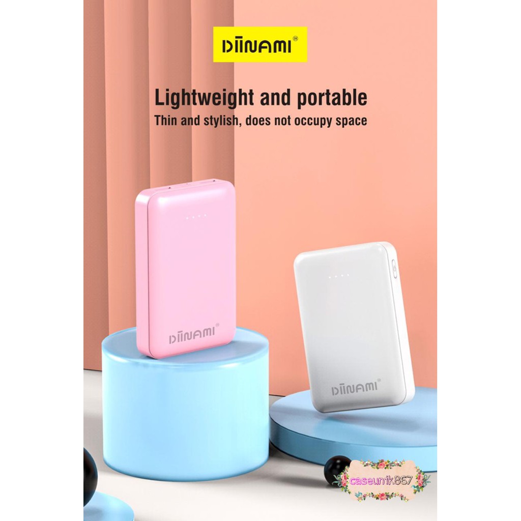 BM084 Powerbank diinami DI-Y20 real 8000mah led dual usb quick charge Fast Charging CS1141