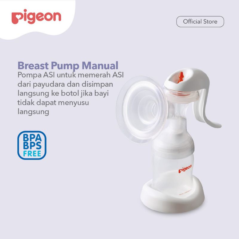 Pigeon Breast Pump Manual Botol Wide Neck / Pompa ASI Breastpump