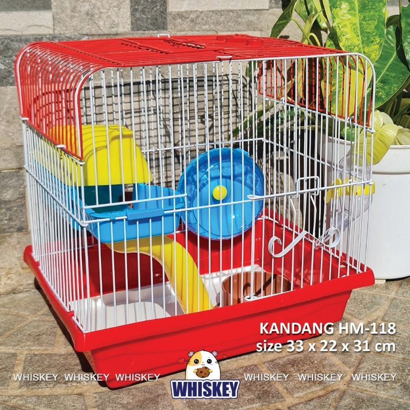 Kandang hamster HM-118 FREE KARDUS DAN BUBLEWRAP