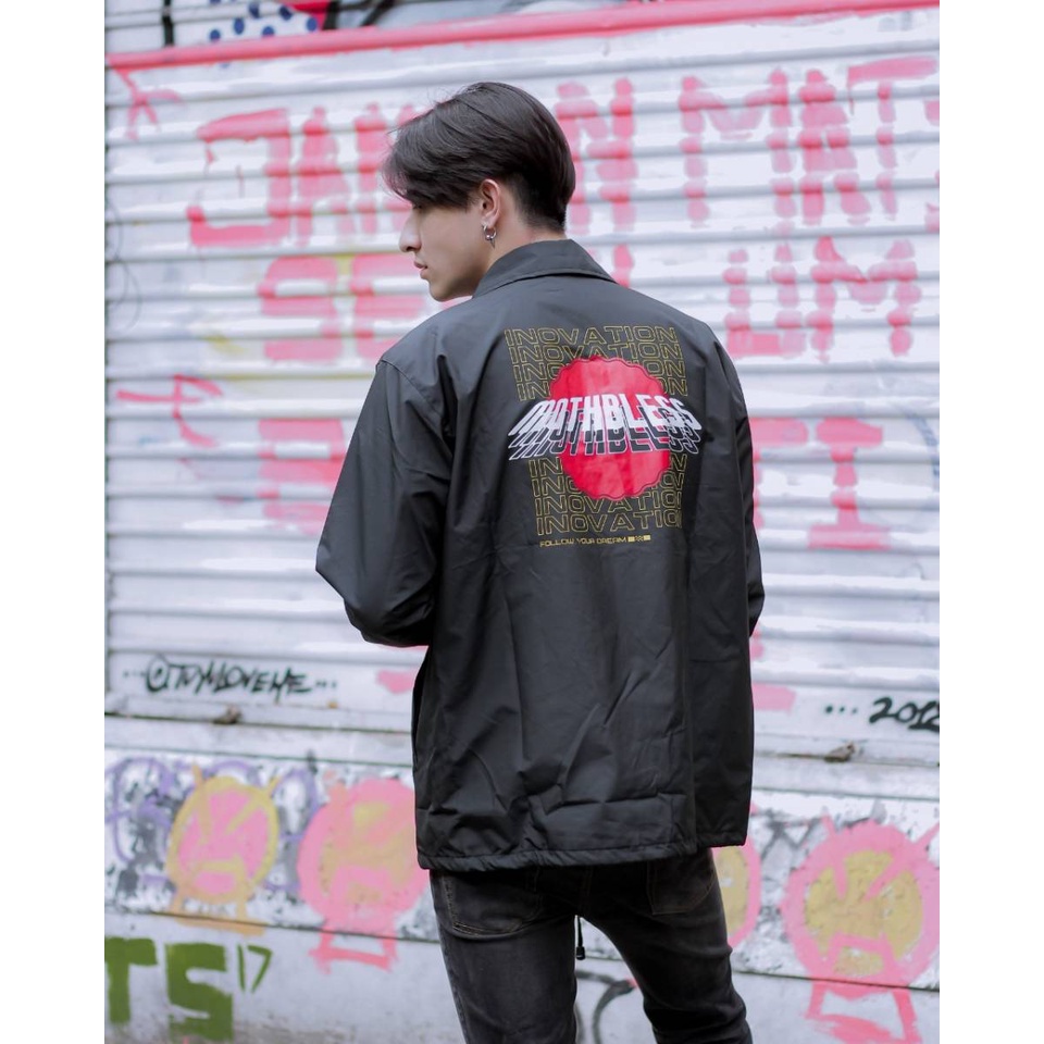 Coach Jacket Mothbless Inovation Black