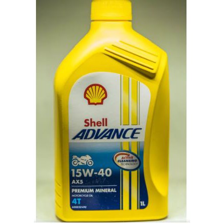 OLI MOTOR HIGH TECHNOLOGY SHELL ADVANCE AX5 15W-40 1 L