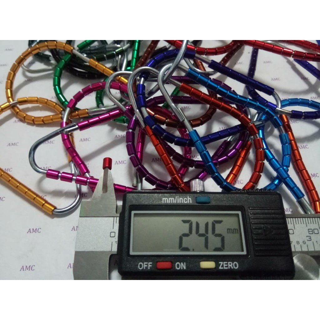 5 Biji Ring Burung Pleci, Konin, Blackthroat POLOS uk 2,4mm