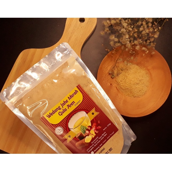 

Wedang Jahe Merah Gula Aren Instan (250 Gram)