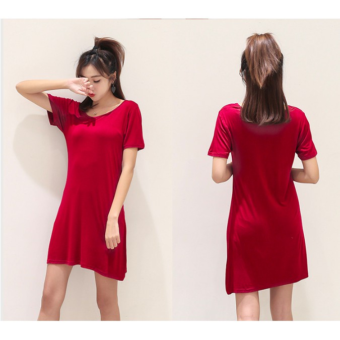 Mini Dress Lengan Pendek / Dress Sporty terlaris murah