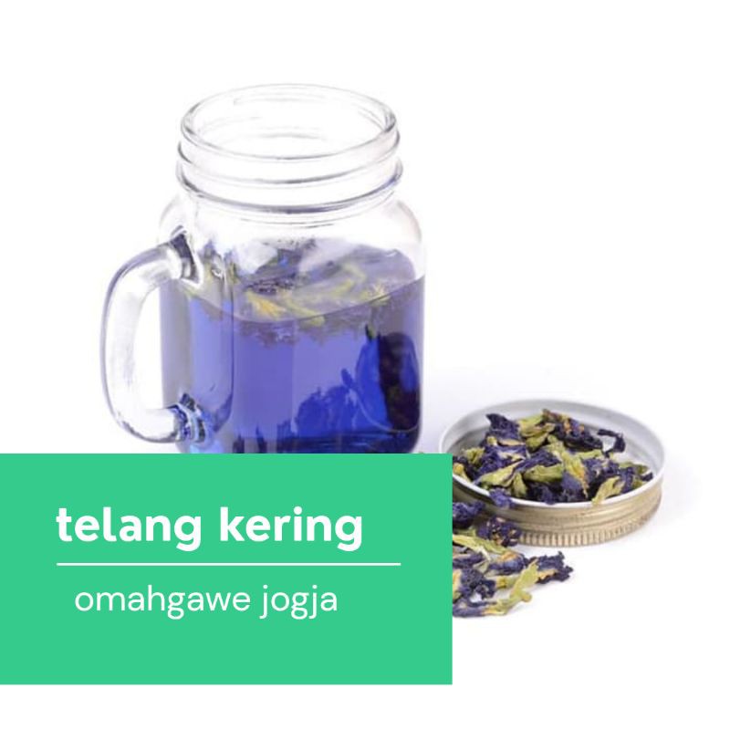 

(10gr) Bunga telang kering / butterfly pea flower / blue pea flower 100%