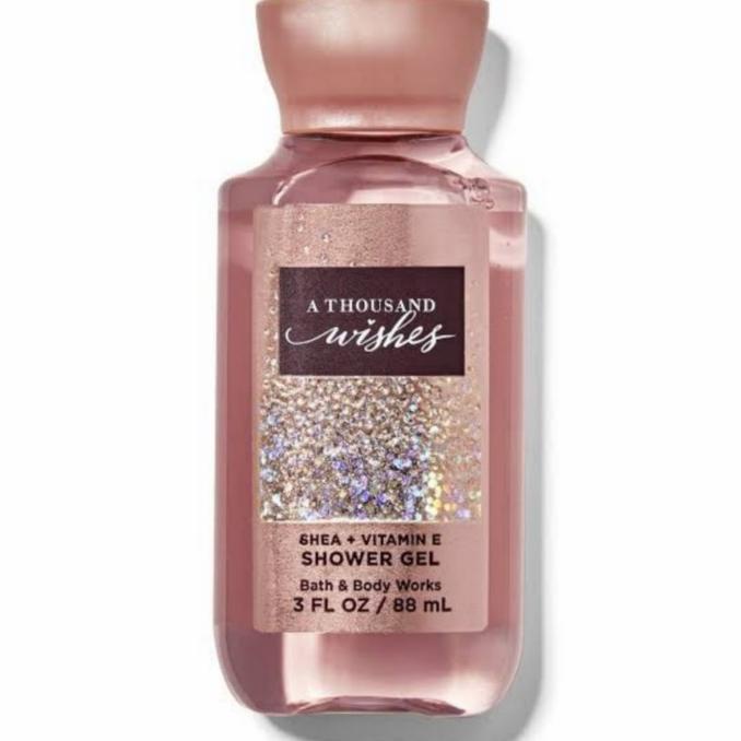 Bath & Body Works Bbw A Thousand Wishes Travel Size Shower Gel 88 Ml