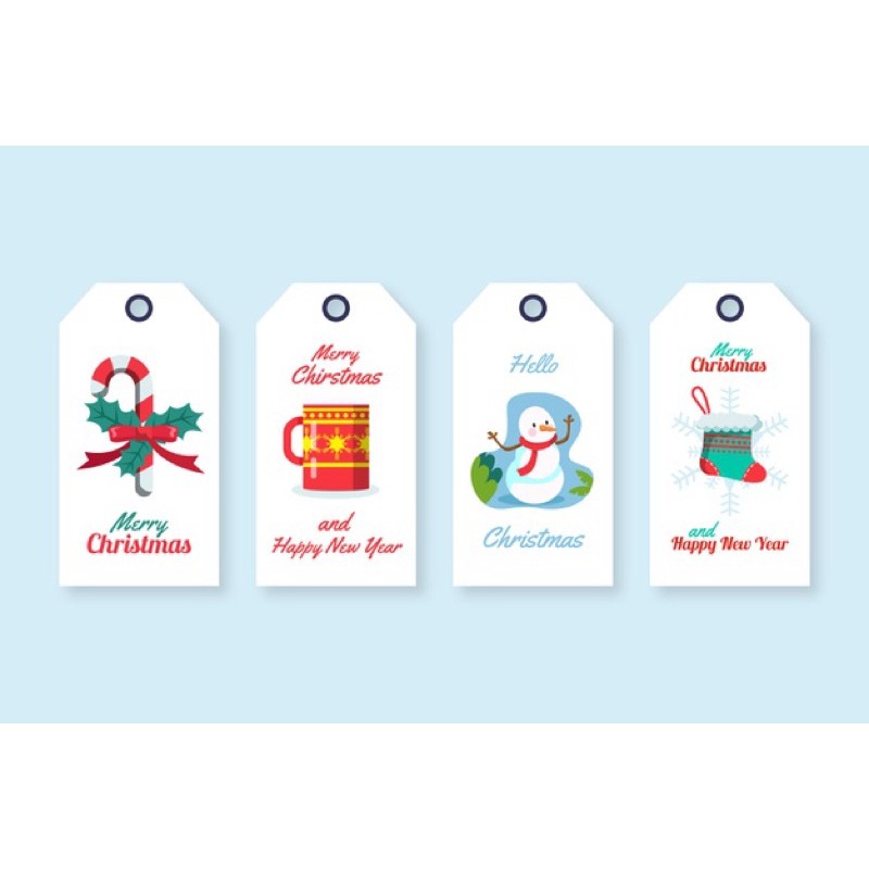 

CHRISTMAS TAG/TAG NATAL (isi 50 pcs)