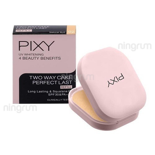 Ningrum - Pixy UV Twc Perfect Last Refill 4 Beauty Benefits | Bedak Padat Refill PIXY ORI | Kecantikan Wajah Bedak - 8003