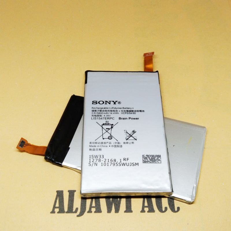 Baterai Bt Batre Battery Sony Xperia Z2A Z2 Mini D6563 LIS1547ERPC Original Battery Hp