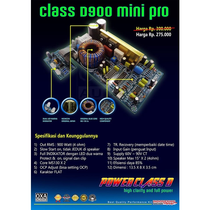 POWER CLASS D900 MINI PRO