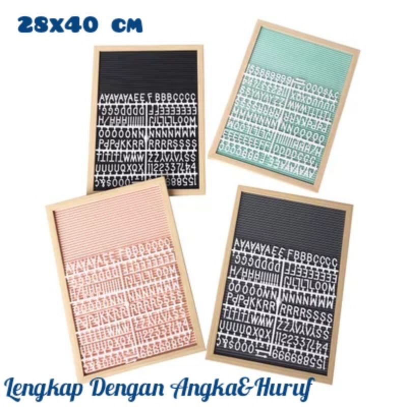 

LETTER BOARD BABY INCLUDE HURUF DAN ANGKA PAPAN NAMA BAYI 28X40CM