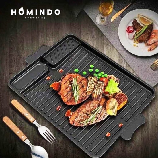 Jual Homindo MULTI BBQ GRILL PAN Alat Bakar Bakaran / Panggangan ...