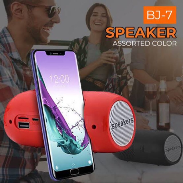 Speaker Bluetooth JBL BJ-7 Universal Standing Smartphone Portable Wireless Speaker Bisa TF SD Card-1
