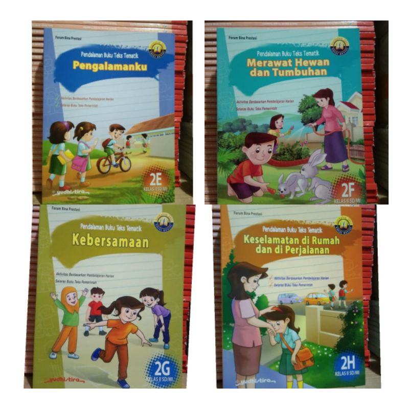 Jual Pendalaman Buku Teks Tematik Kelas Sd Mi Tema E F G H Shopee