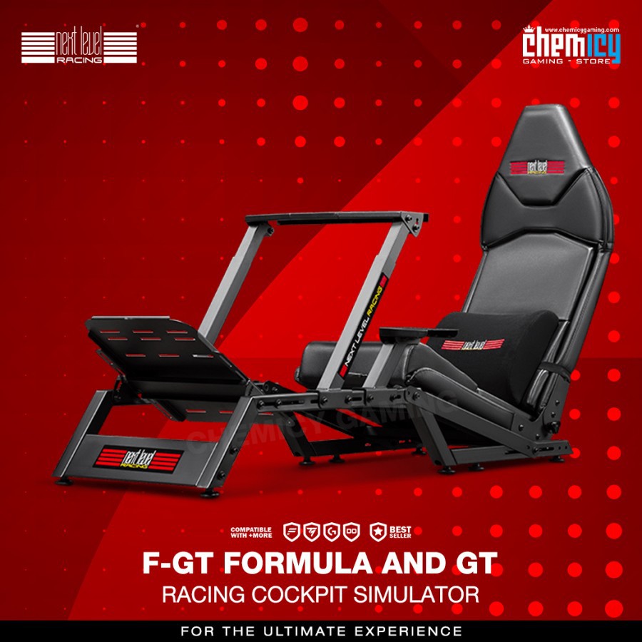 Next Level Racing F-GT Formula and GT Simulator Cockpit