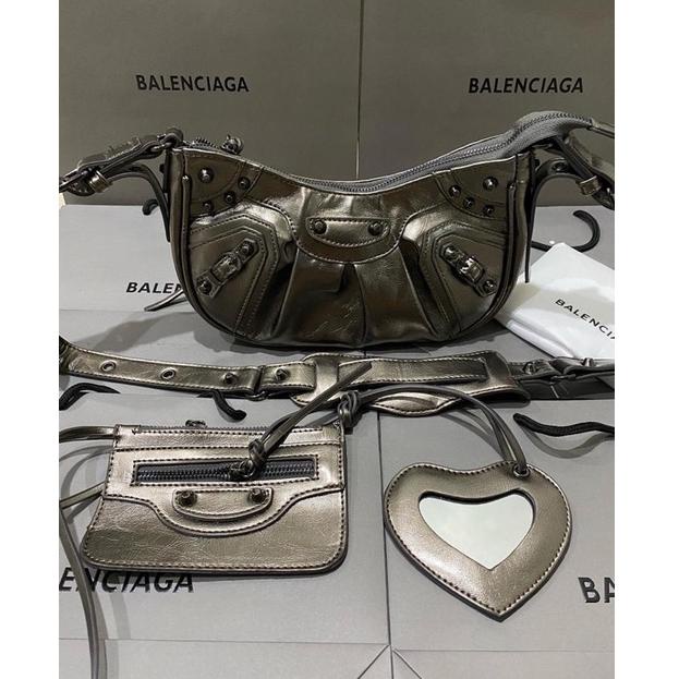[Art. 9280Z] [ ready stock ] balenciaga le cagole half moon hobo