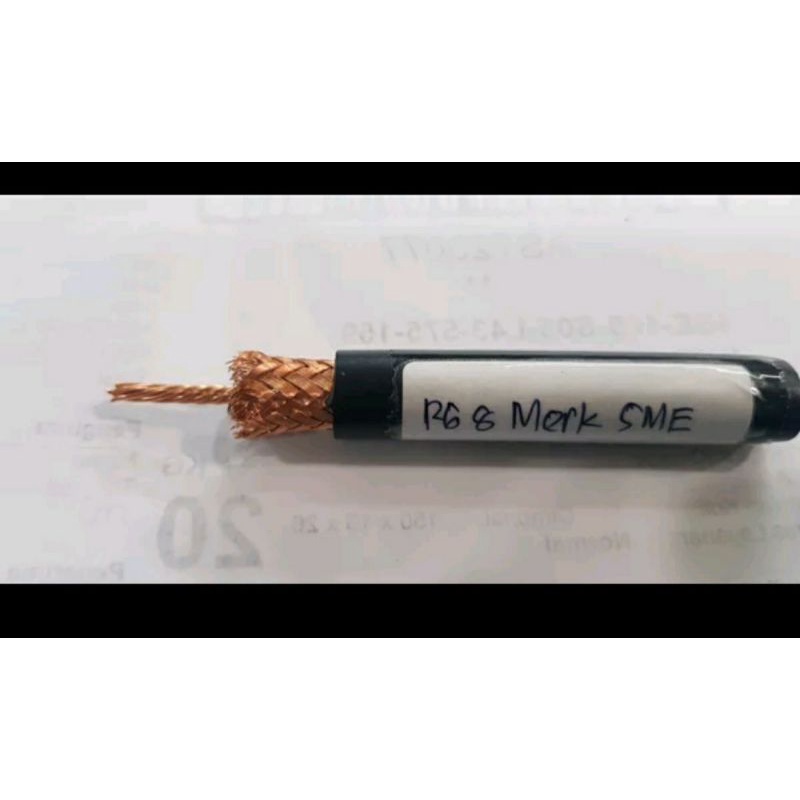 KABEL RG8 SERABUT BLACK SME - KABEL RADIO KOMUNIKASI RG8 SERABUT