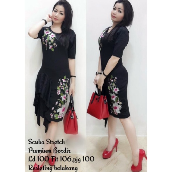 {COD}DRESS SCUBA PREMIUM BORDIR