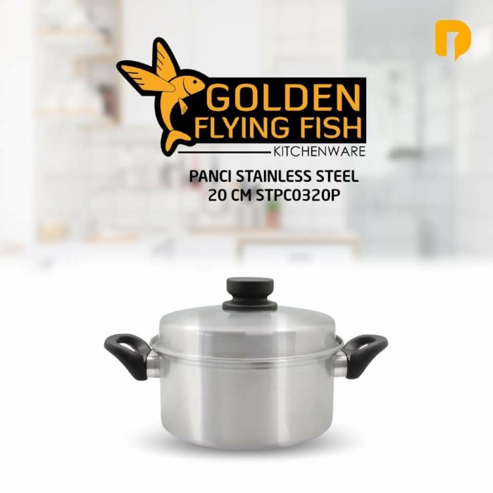 panci stainless steel 22cm Golden Flying Fish