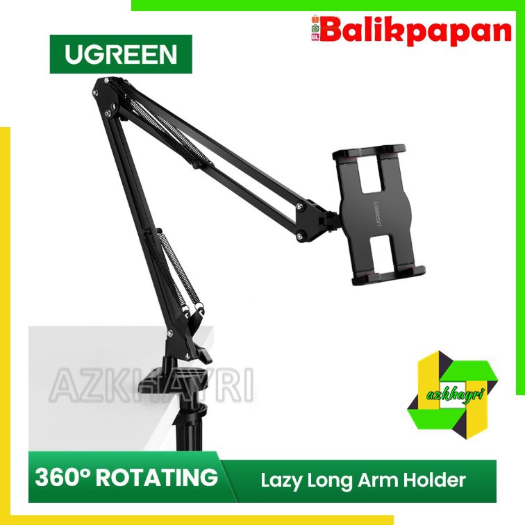 Ugreen Stand Bracket Teleskopik Lipat Bahan Metal Holder Tablet Handphone Long Arm Flexible