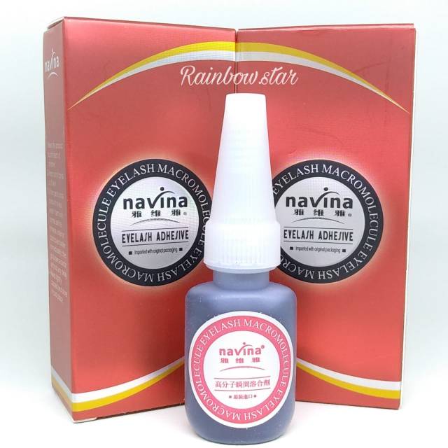 Navina Glue For Eyelash Extension Lem Ekstensi Navina Box Merah