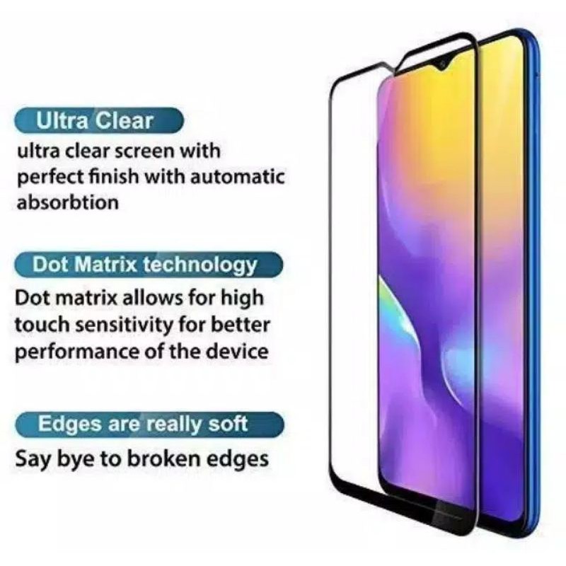 Tempered Glass realme 5/5i/c3 full cover premium quality