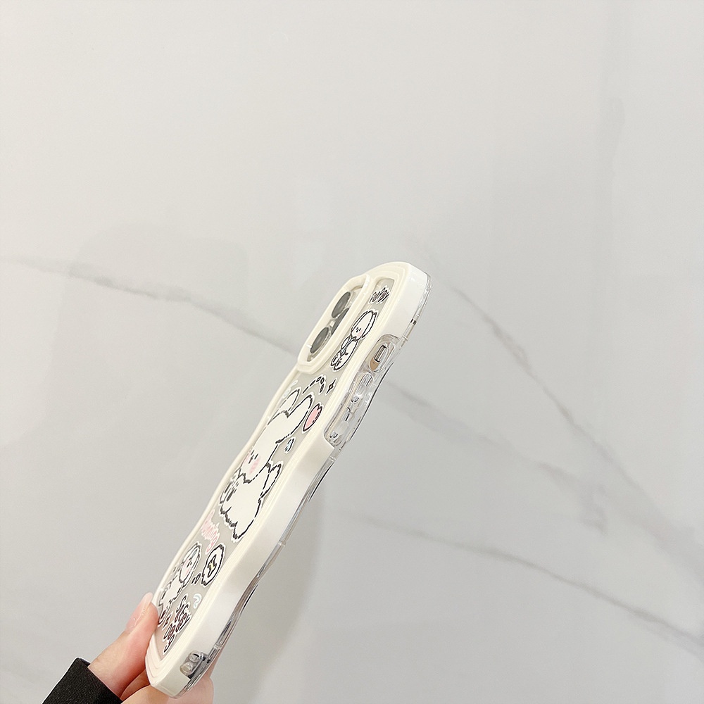 Casing TPU iPhone 13pro 13prm 11 7Plus 8Plus Xr XS 13 12pro Max Gambar Anjing Lucu