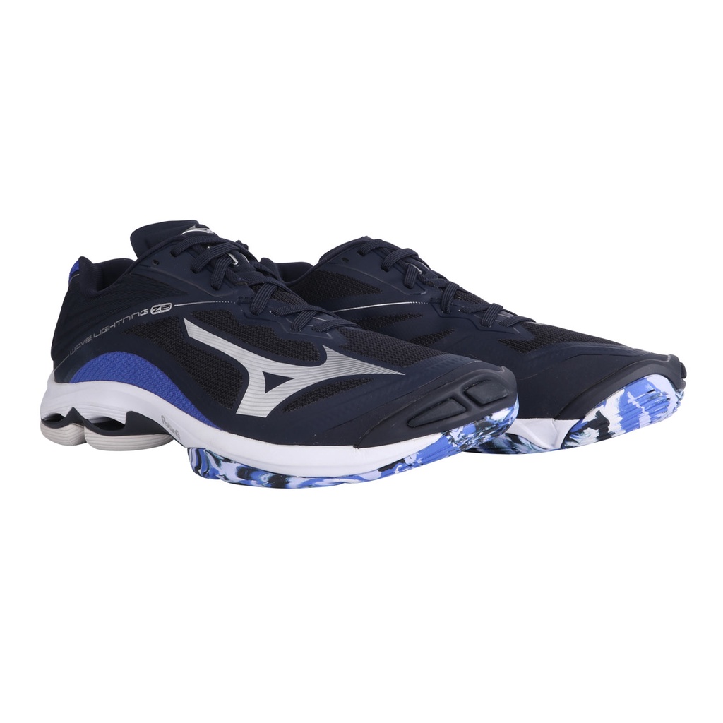 Sepatu Voli - Mizuno - Wave Lightning Z6 Skycaptain Galaxy Silver Violet Blue V1GA200002