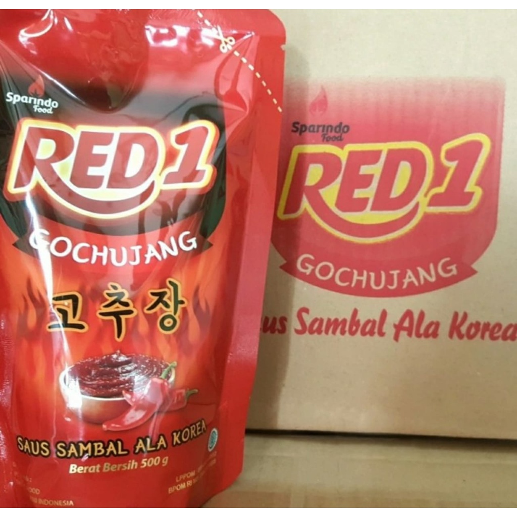 RED1 Gochujang Halal 1 kg Saus Korea Pedas 1kg